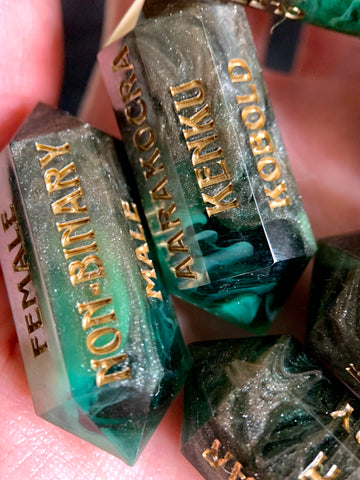 Character Creation Dice - Verdigris