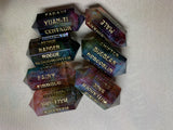 Character Creation Dice - Rainbow Jasper