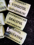 Vices & Virtues Personality Dice - Golden Swirls