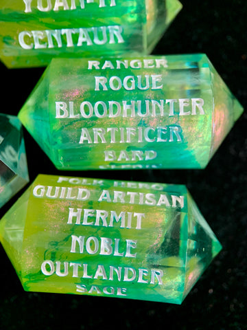 Character Creation Dice - Fae Clouds