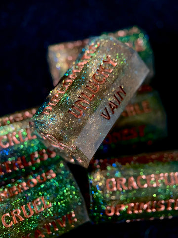 Vices & Virtues Personality Dice - Golden Scarab
