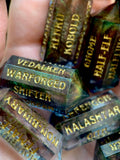 Character Creation Dice - Oil Slick