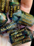 Character Creation Dice - Oil Slick