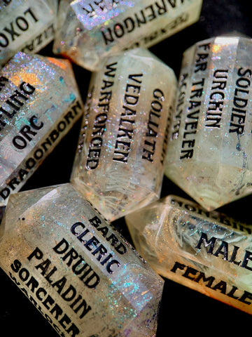 Character Creation Dice - Pastel Smoke